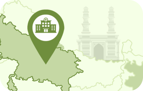 Popular hospitals in Lucknow, highlighting top facilities and network hospitals.